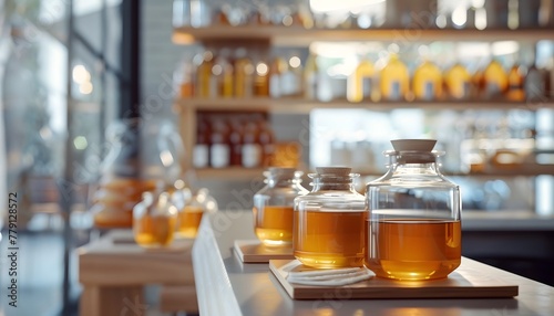 honey tasting different kinds of honey in jars