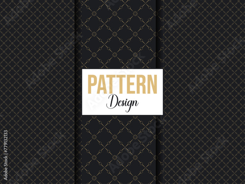 luxurious seamless fabric pattern design 