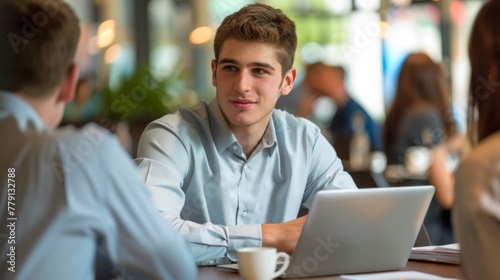 Young Professional in a Meeting