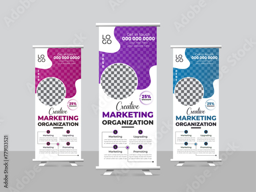 Modern Business RollUp Banner design 