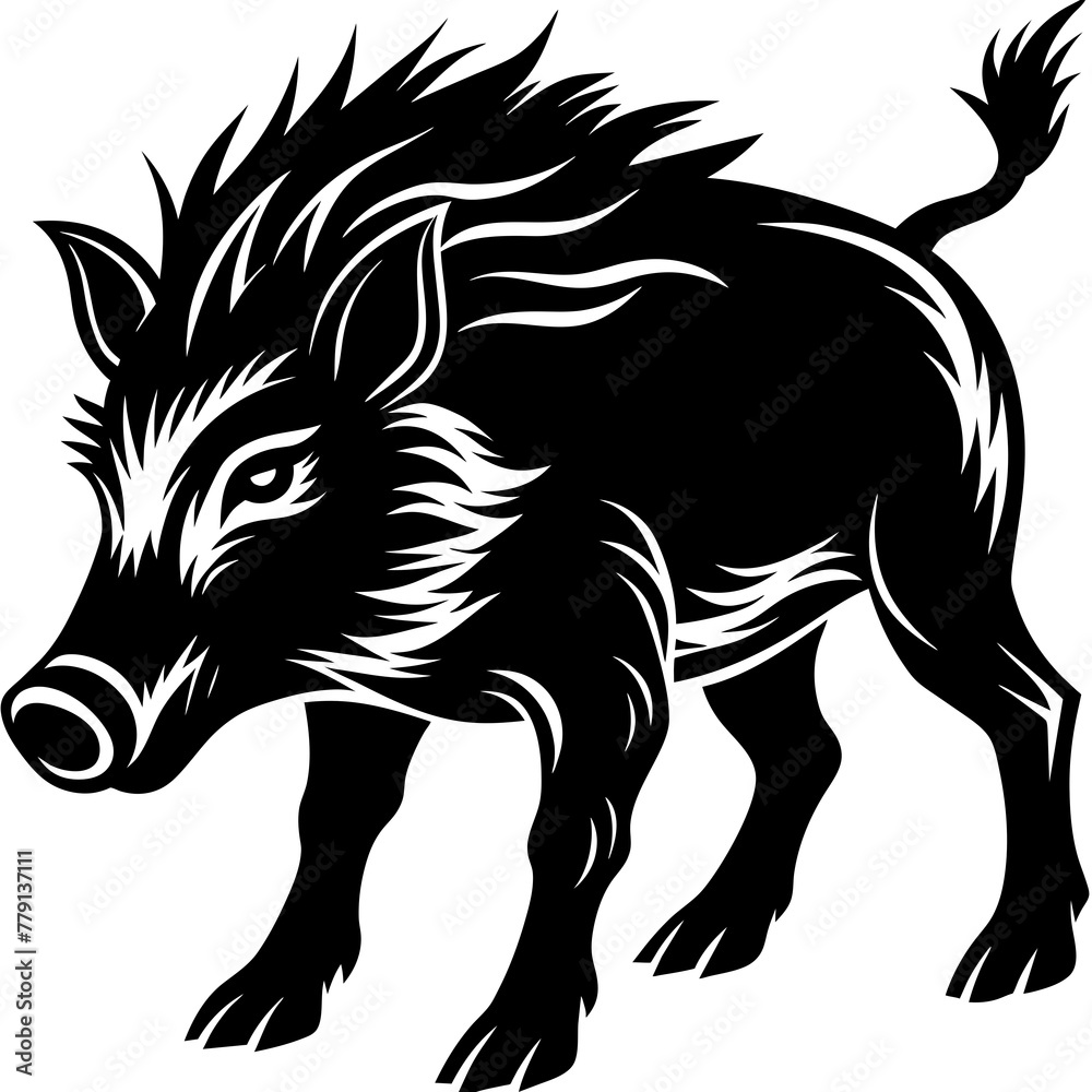 wild-boar-silhouette