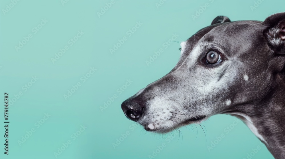greyhound dog.