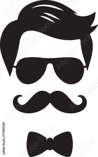 Wallpaper Mural Happy Fathers Day silhouette vectors with white background Torontodigital.ca