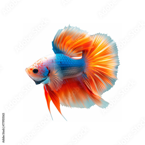 A Fish Swimming in the Water. Generative AI
