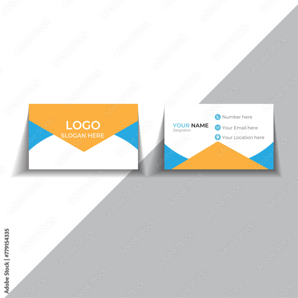 Corporate Business card design, Modern Business card design,