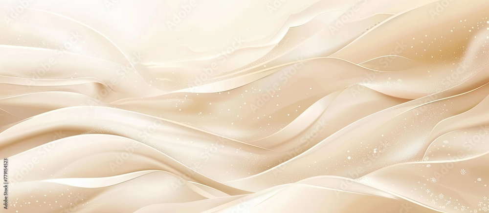 A closeup image showcasing a white silk cloth with intricate wave patterns laid on a white background, resembling the texture of peach fur A closeup image showcasing a white silk cloth with intricate wave patterns laid on a white background, resembling the texture of peach fur