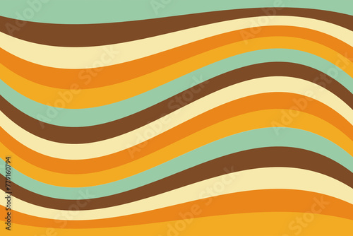 Retro wave colorful Abstract background. illustration Dynamic shape composition.