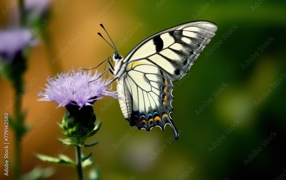 Eastern Tiger Swallowtail Butterfly on Flower Eastern Tiger Swallowtail Butterfly on Flower