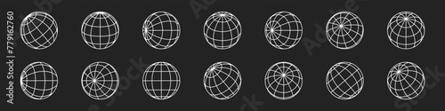 Globe icon. Globe icon set. Vector illustration.