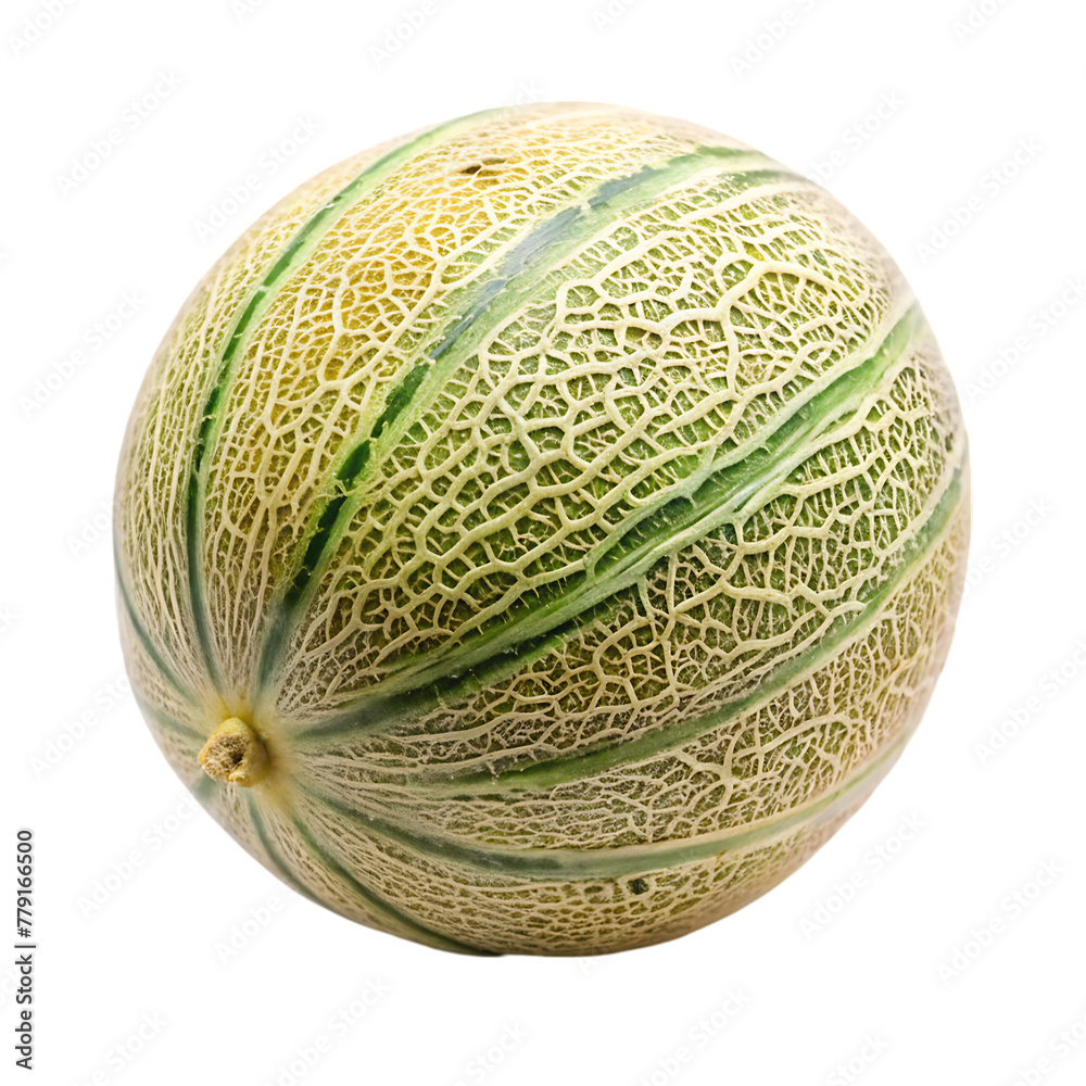 Ermelon fruits isolated on transparent background Ermelon fruits isolated on transparent background