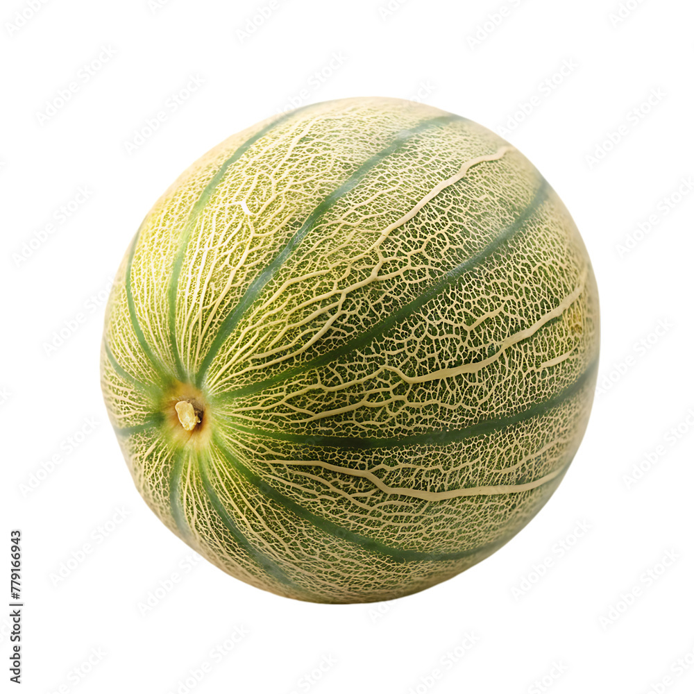 Ermelon fruits isolated on transparent background Ermelon fruits isolated on transparent background