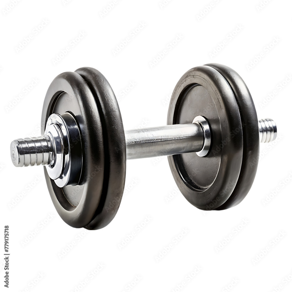 Naklejka premium dumbbell front side