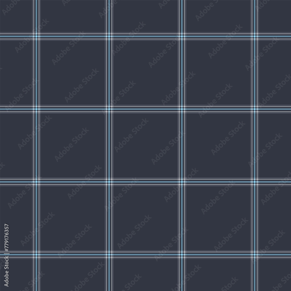 Realistic plaid seamless tartan, tape vector check fabric. Square background pattern textile texture in dark and pastel colors.