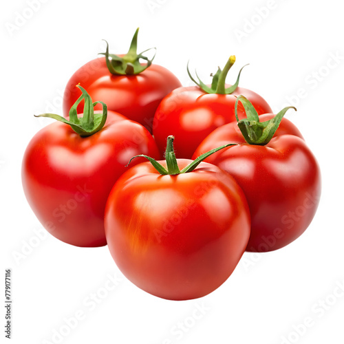 natural tomatoes isolated on background