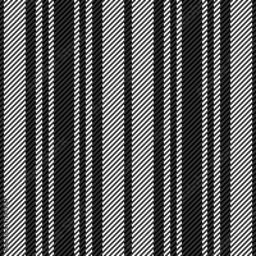 Seamless vertical textile of stripe lines vector with a pattern texture background fabric.