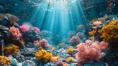 Hidden Treasures Among the Coral Reefs, generative ai