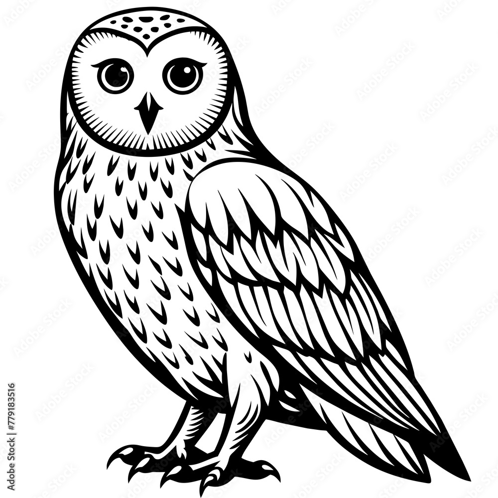 owl silhouette vector illustration svg file owl silhouette vector illustration svg file