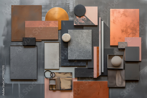 interior design material moodboard or sample board for decoration (4)