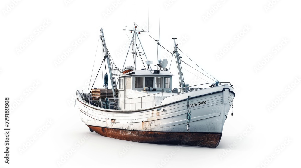 A boat floating in calm water. Suitable for travel or nautical themes A boat floating in calm water. Suitable for travel or nautical themes