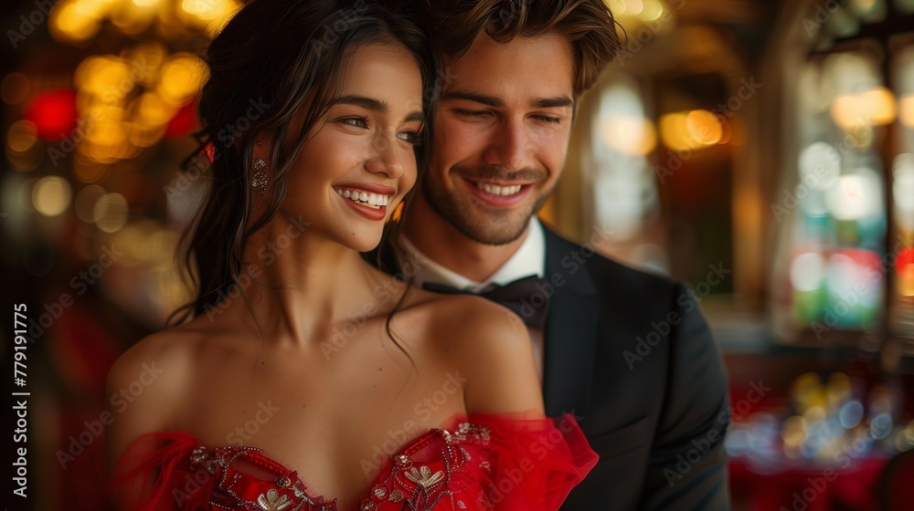 Cherished Moments at the Formal Affair, generative ai