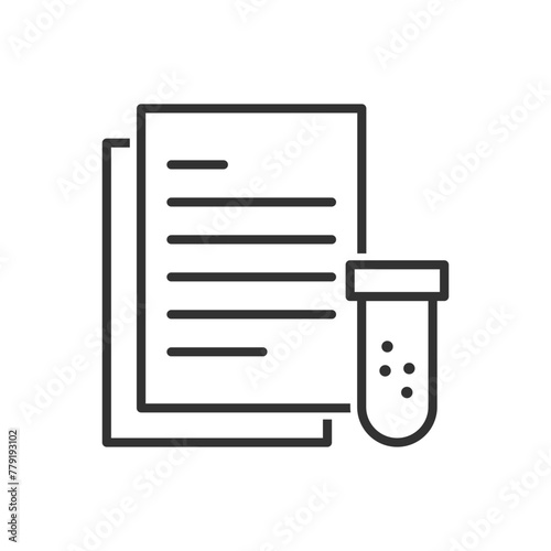 Research Report Icon Sign Symbol Vector
