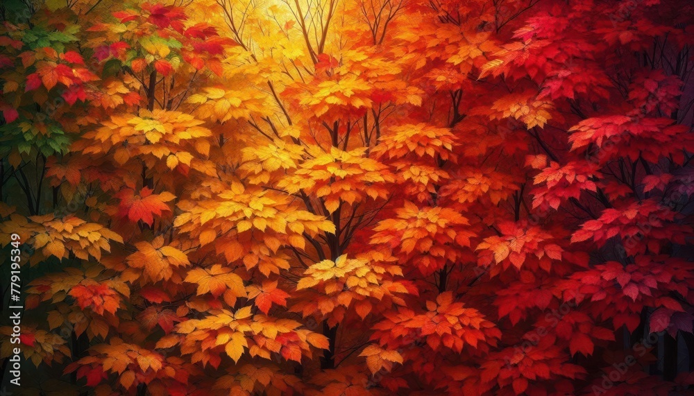autumn fall landscape with yellow, orange trees, tree and leaves natural background autumn fall landscape with yellow, orange trees, tree and leaves natural background