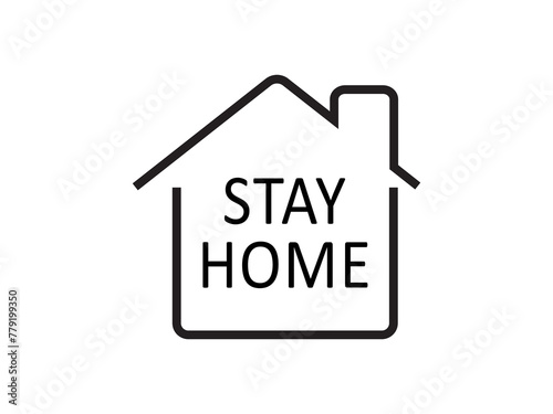 Icon a house representation, isolated against a clean background. This simple vector symbol evokes a sense of warmth and security, embodying the concept of home.