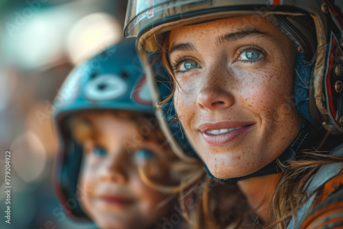 A mother cheering on her child from the sidelines of a sports game, providing unwavering support and encouragement. Concept of maternal pride and sportsmanship. Generative Ai.