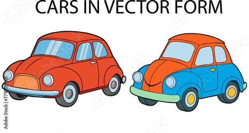 Cars In Vector Forms