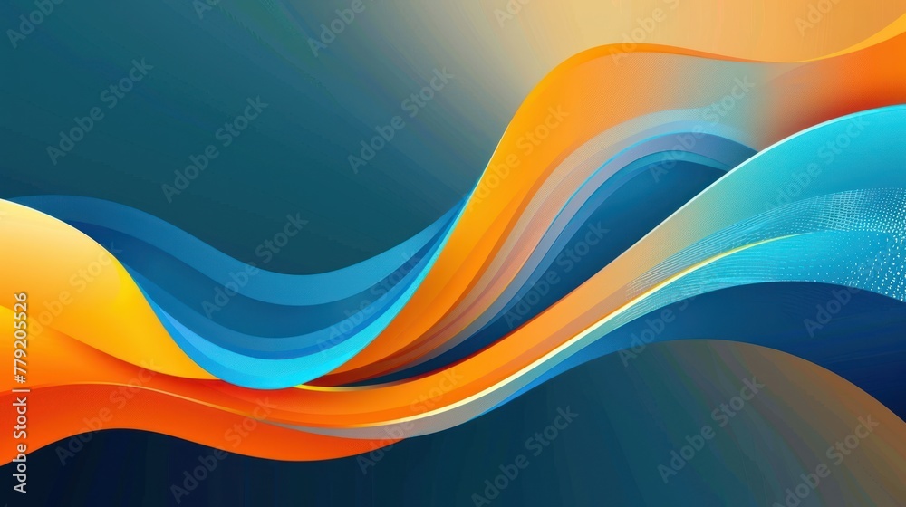 Obraz premium Abstract wave image. Technology.