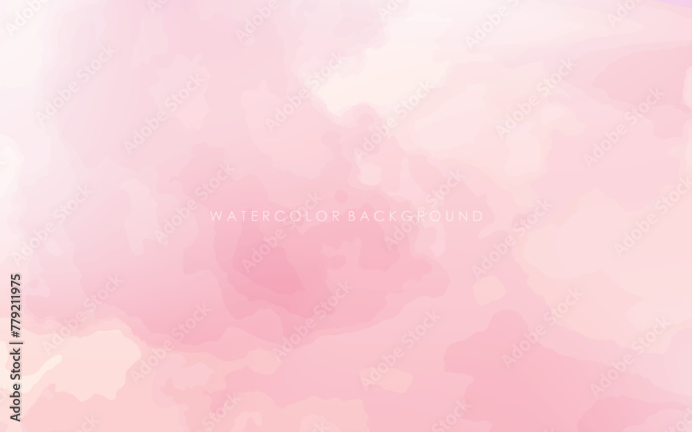 watercolor pink and white modern background
