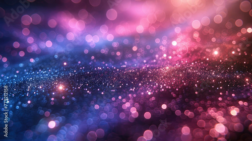 abstract background with glowing particles. 3d rendering