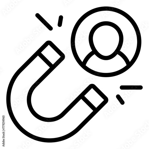 Perfect design icon of attract customer

