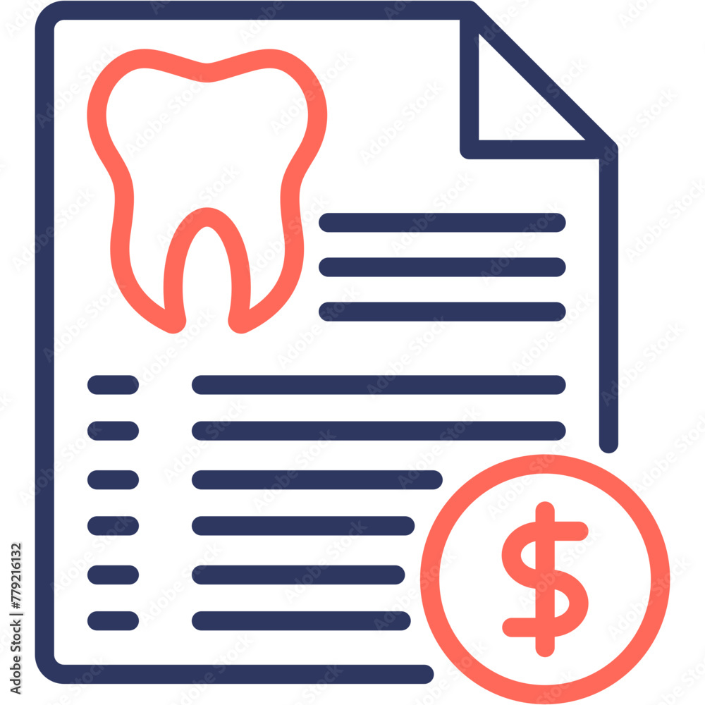 Fototapeta premium Invoice Icon