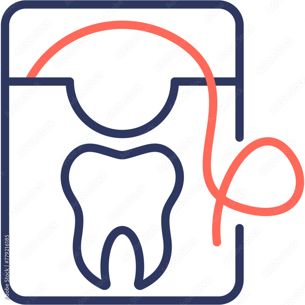 Dental Floss Icon Dental Floss Icon