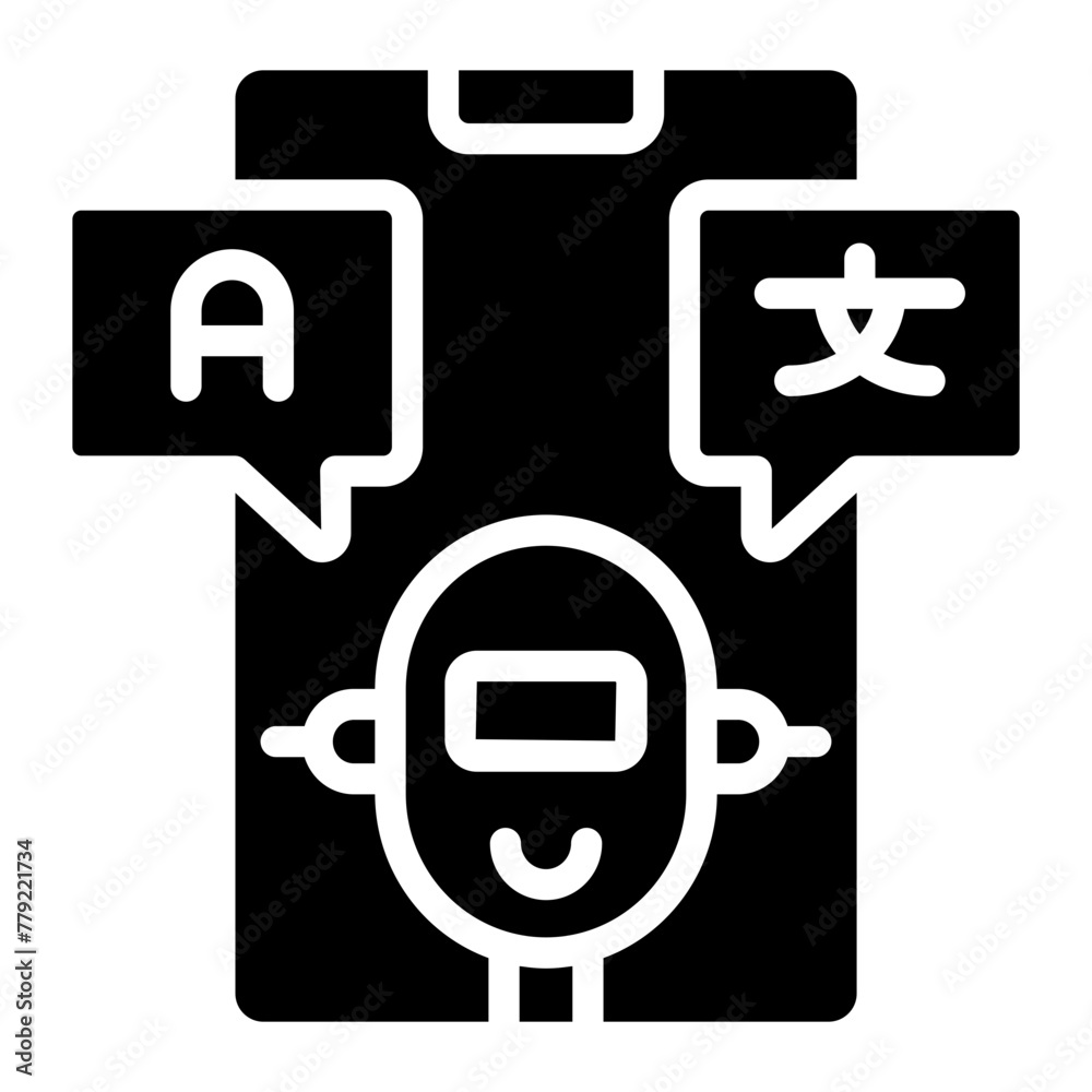 Vector design of language translator icon
Vector design of language translator icon