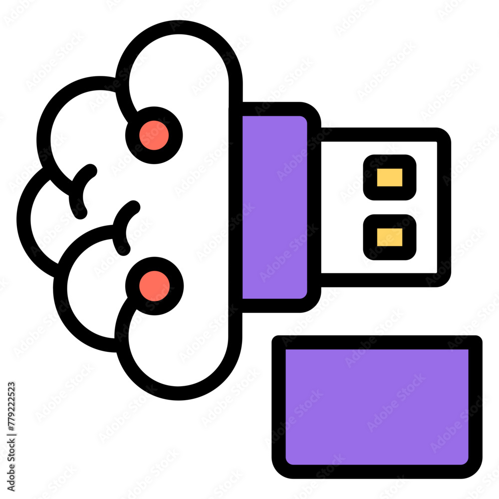 An icon design of artificial intelligence
An icon design of artificial intelligence