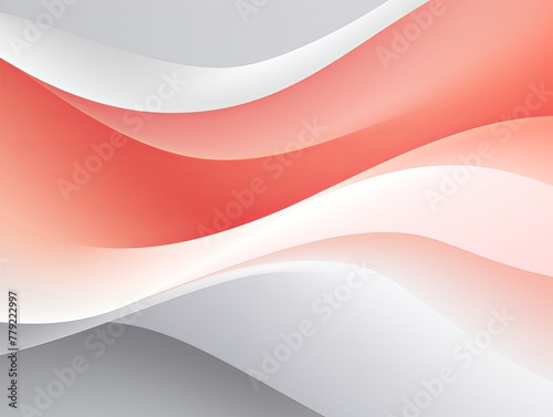 Coral gray white gradient abstract curve wave wavy line background for creative project or design backdrop background