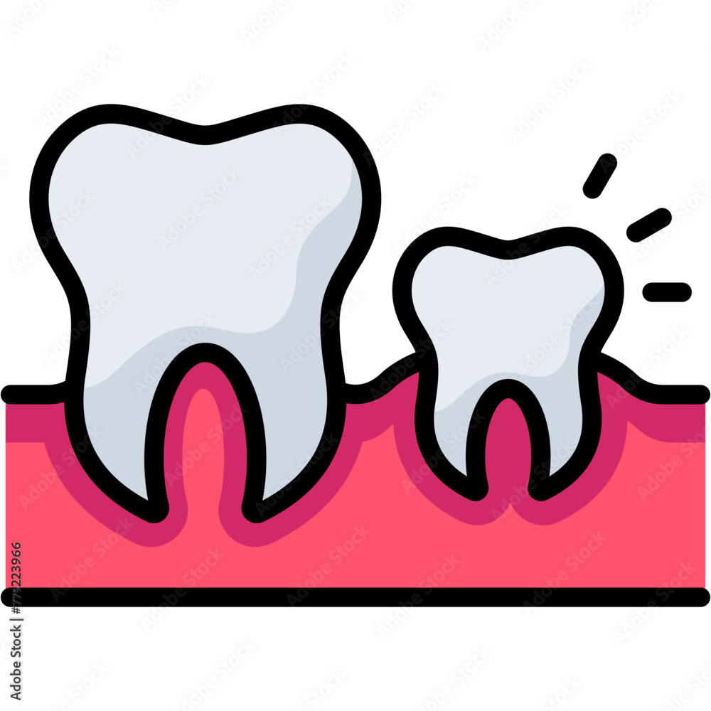 Milk Tooth Icon Milk Tooth Icon