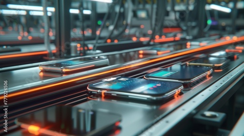 Cell Phones on Conveyor Belt