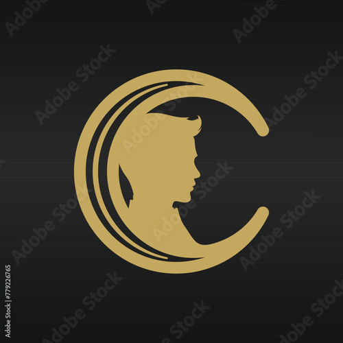 Gold Men Silhouette