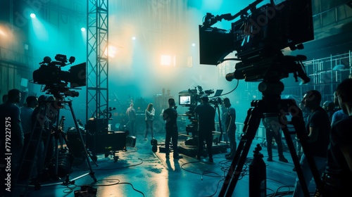 Group of People Standing in Front of Camera