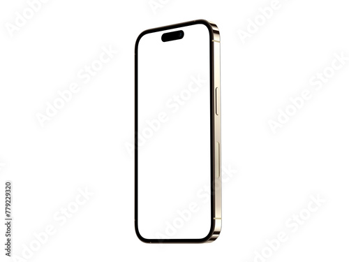 Obraz na płótnie iPhone 14 Pro Max Gold Right Side