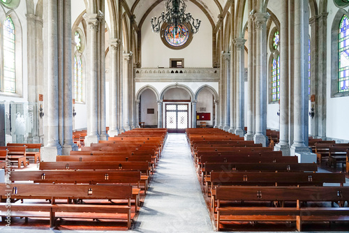 Interior of the new church of são João in Fafe, Portugal. photo