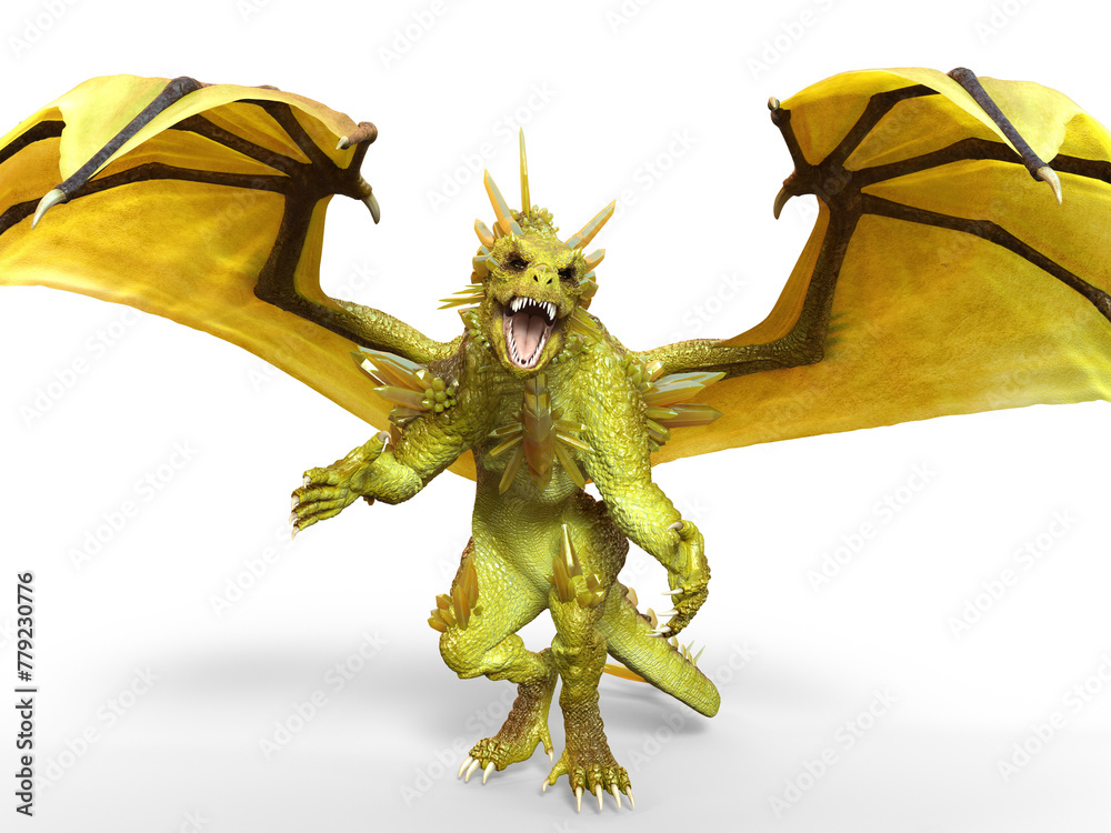 Obraz premium ドラゴン 3DCGレンダリング