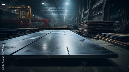 Steel Plate Production in a Contemporary Manufacturing Facility