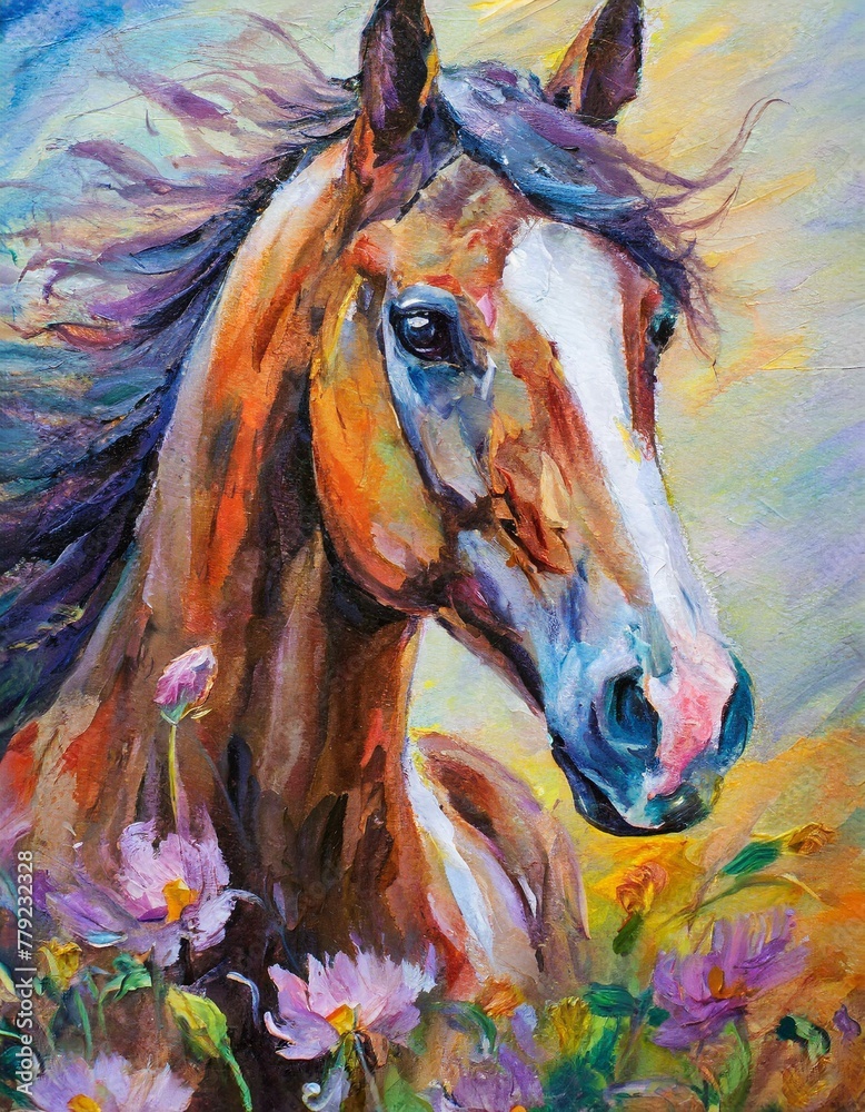 Painting of a horse 