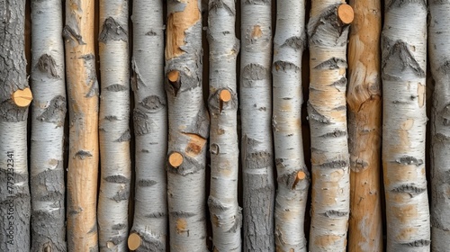 Poplar trunks have a light color