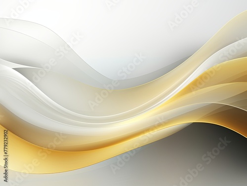 Gold gray white gradient abstract curve wave wavy line background for creative project or design backdrop background © Lenhard