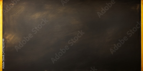 Gold blackboard or chalkboard background with texture of chalk school education board concept  dark wall backdrop or learning concept with copy space blank for design photo text or product